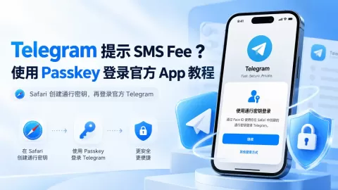 iphone上通过Safari浏览器使用Passkey 登录官方App教程